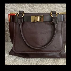 !lGenuine leather satchel purse by Mark .